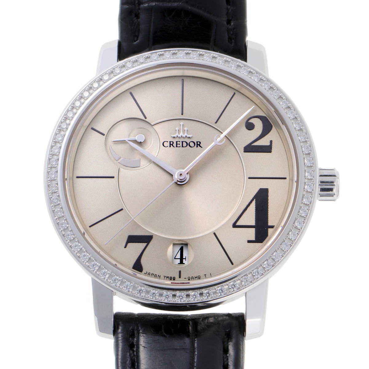 SEIKO セイコー クレドール ノード パワーリザーブ ダイヤ スプリング