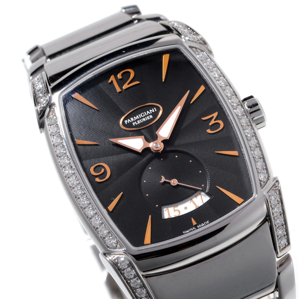 PARMIGIANI FLEURIER パルミジャーニフルリエ カルパ リズマ ダイヤ オートマチック Cal.331 PFC124-0021400 SS レディース 時計 2410190
