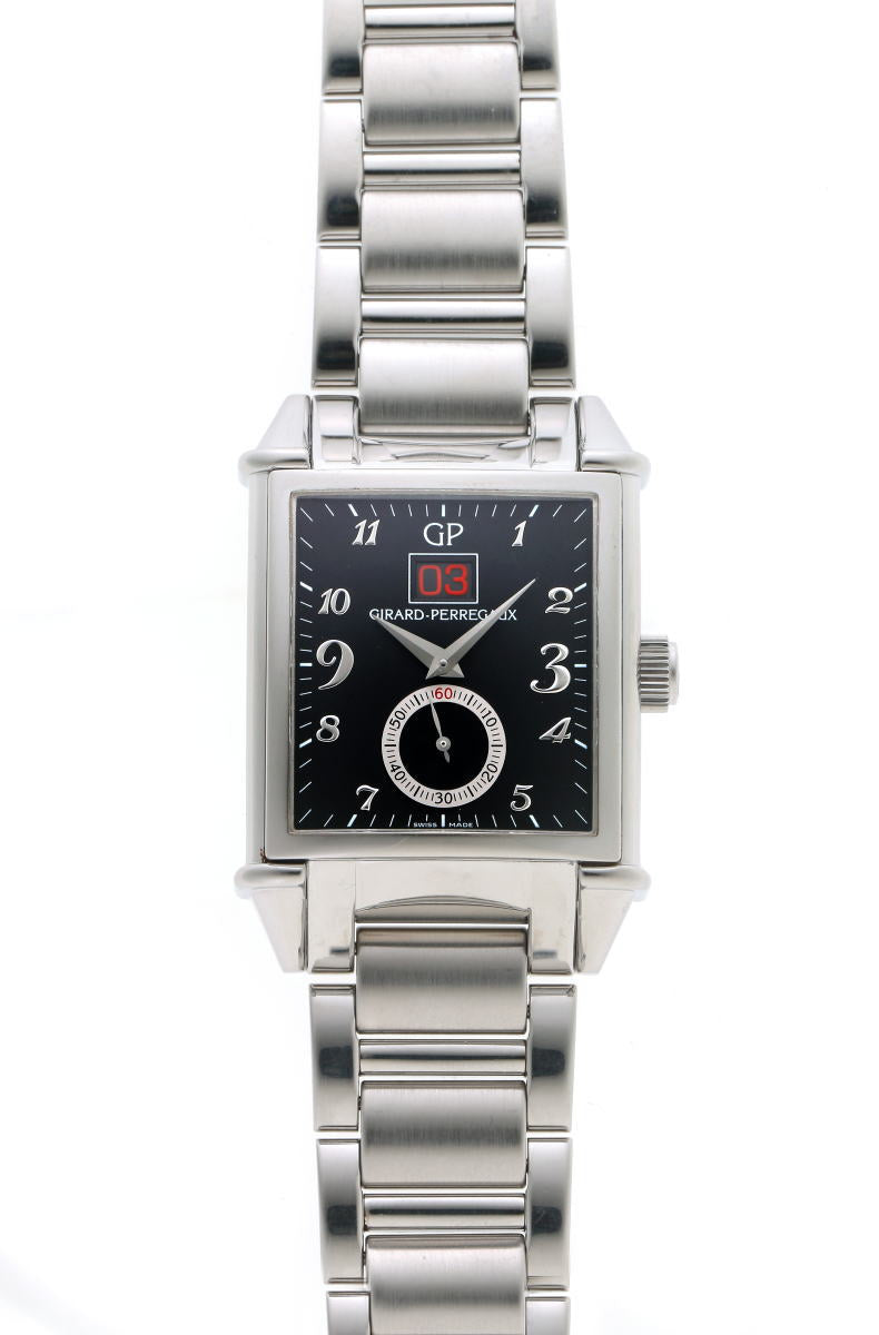 GIRARD-PERREGAUX ジラールペルゴ ヴィンテージ1945 キング ビッグデイト オートマチック Cal.3330 25805-11-621-1 SS メンズ 時計 2410285