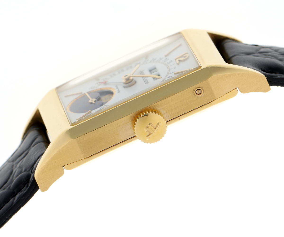 JAEGER-LECOULTRE ジャガールクルト セリエユニーク トリプルカレンダー ムーン 創立150周年 手巻 Cal.486 141.010.1 YG メンズ 時計 2410292