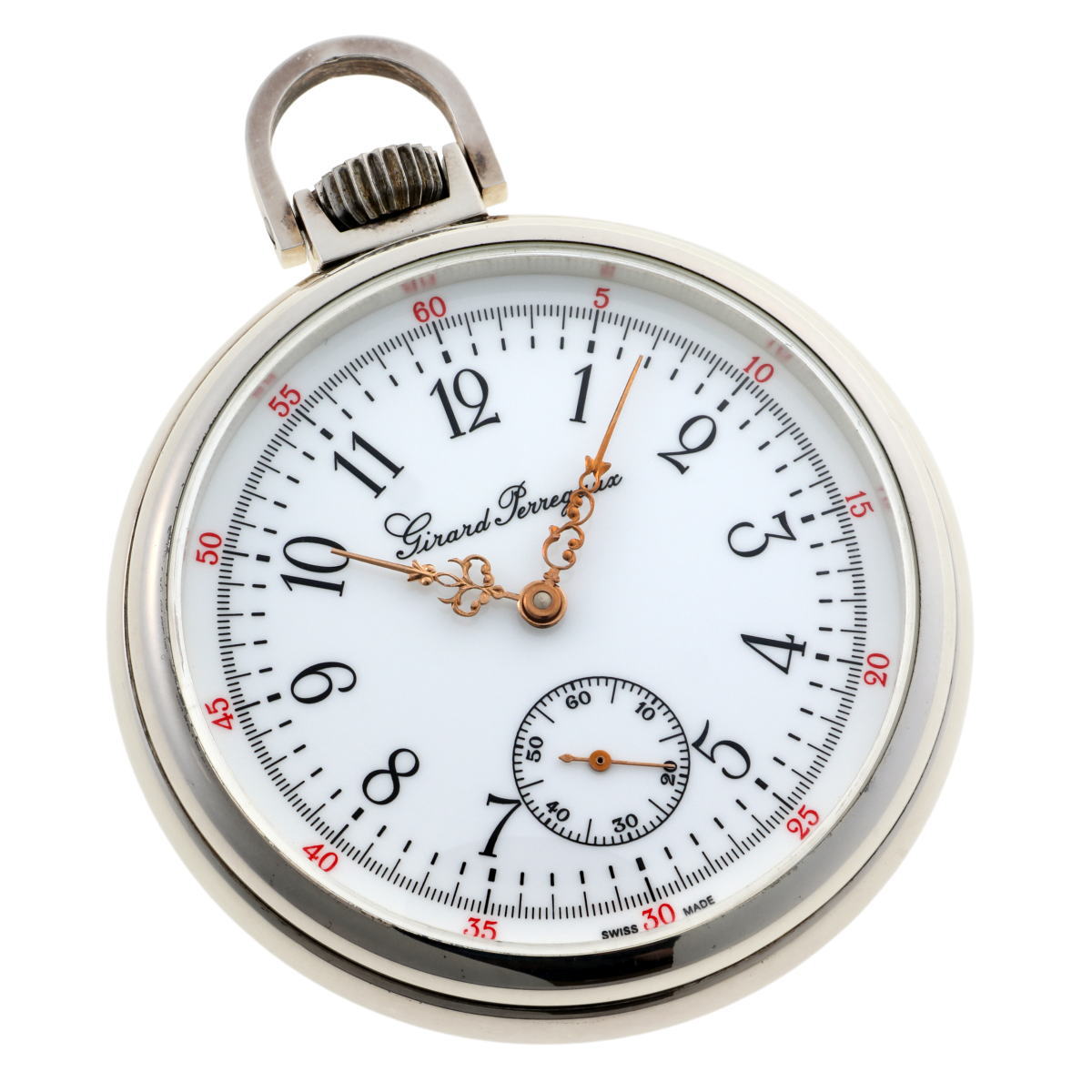 GIRARD-PERREGAUX ジラールペルゴ ポケットウォッチ スモールセコンド 手巻 Cal.6497-1 限定100個 89510.9.65.745 SV925 ユニセックス 時計 2510044