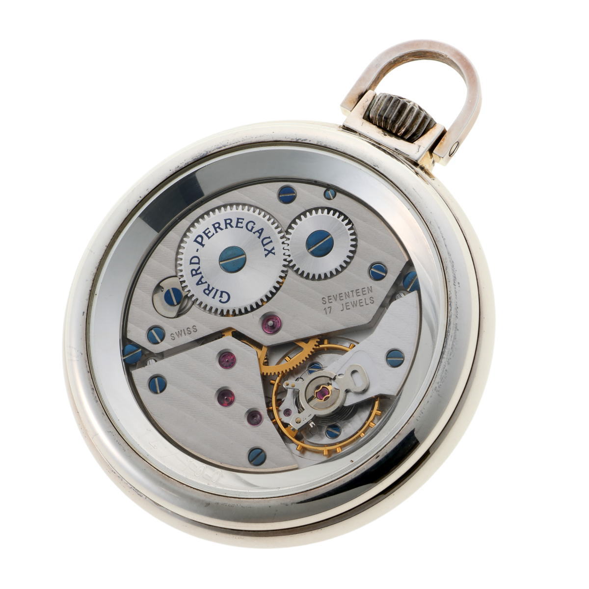 GIRARD-PERREGAUX ジラールペルゴ ポケットウォッチ スモールセコンド 手巻 Cal.6497-1 限定100個 89510.9.65.745 SV925 ユニセックス 時計 2510044