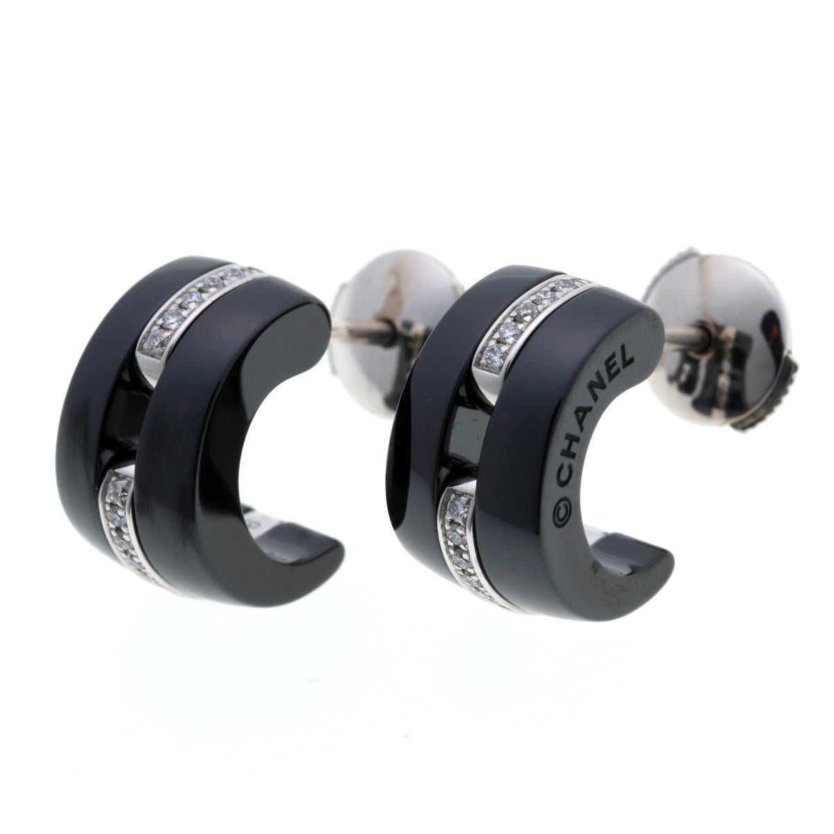 シャネル　クリアボール　ピアス クリアボールキャッチステンレスピアス | AND ON JIONE STORE