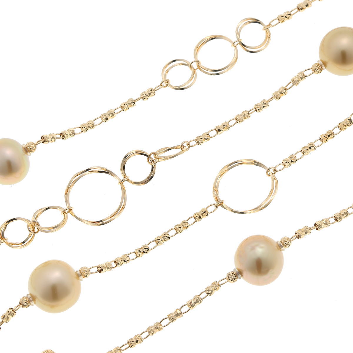 TASAKI タサキ パール ロング ネックレス - イエローゴールド K18YG