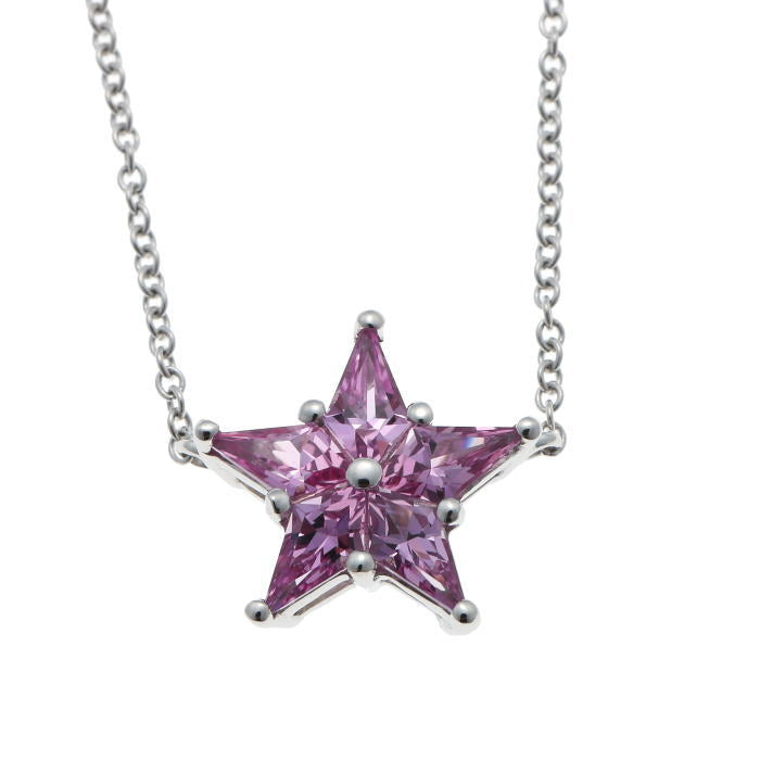 Tiffany&Co. ティファニー スター ピンクサファイア ネックレス