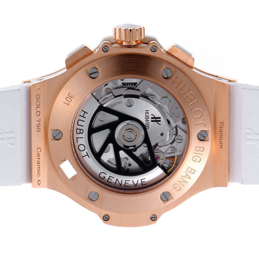 HUBLOT ウブロ ビッグバン ダイヤ オートマチック Cal.HUB4100 301.PE.230.RW.114 750PG / TI / CE / ラバー メンズ 時計 2220035