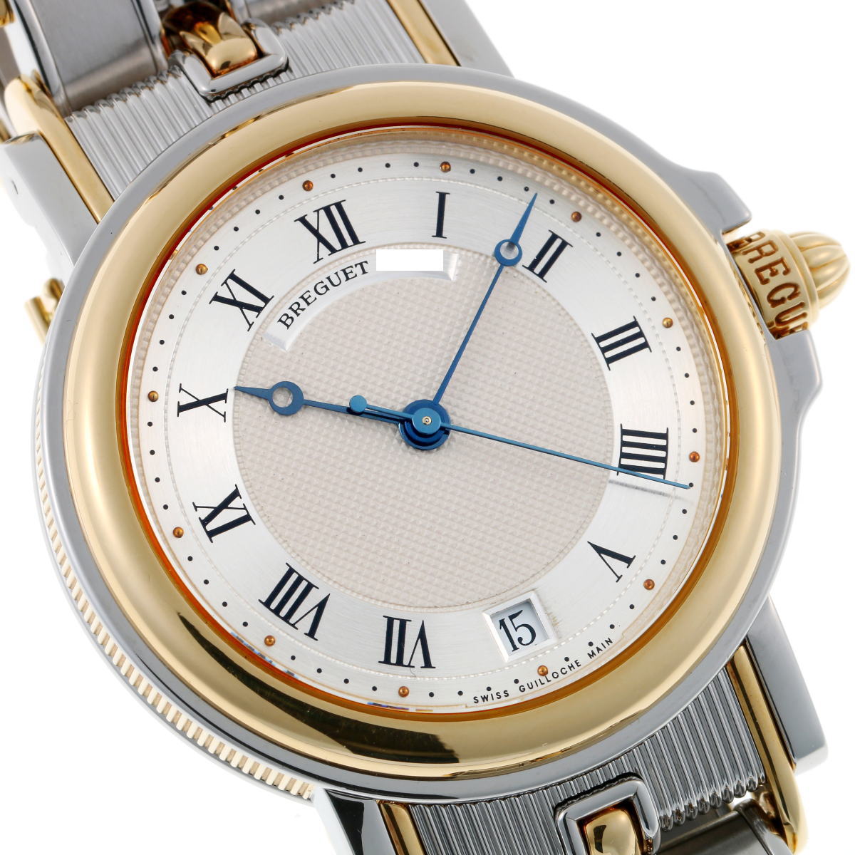 BREGUET ブレゲ マリーン ウォッチ オートマチック Cal.889/1 3400SA SS / YG メンズ 時計 2310183