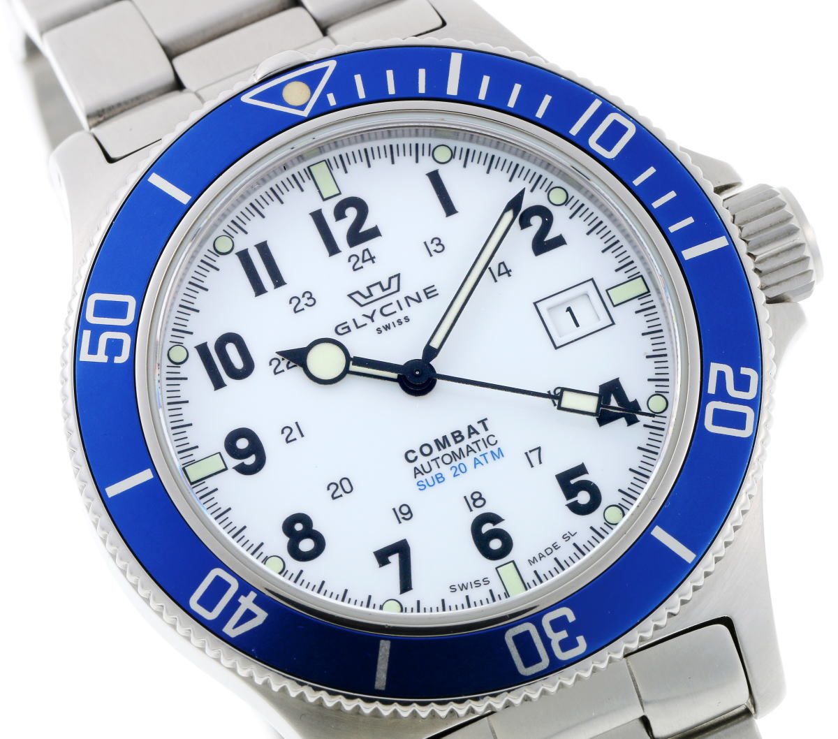 GLYCINE グリシン グライシン コンバット サブ オートマチック ※訳あり品 3863.14B SS メンズ 時計 2310445 –  イトウ質店オンラインショップ