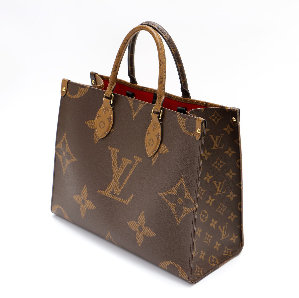 Louis Vuitton ルイヴィトン オンザゴー MM 2WAY ショルダー トートバッグ モノグラム ジャイアントリバース M45321 2400192