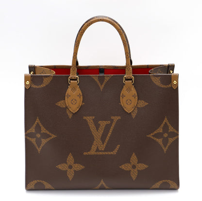 Louis Vuitton ルイヴィトン オンザゴー MM 2WAY ショルダー トートバッグ モノグラム ジャイアントリバース M45321 2400192