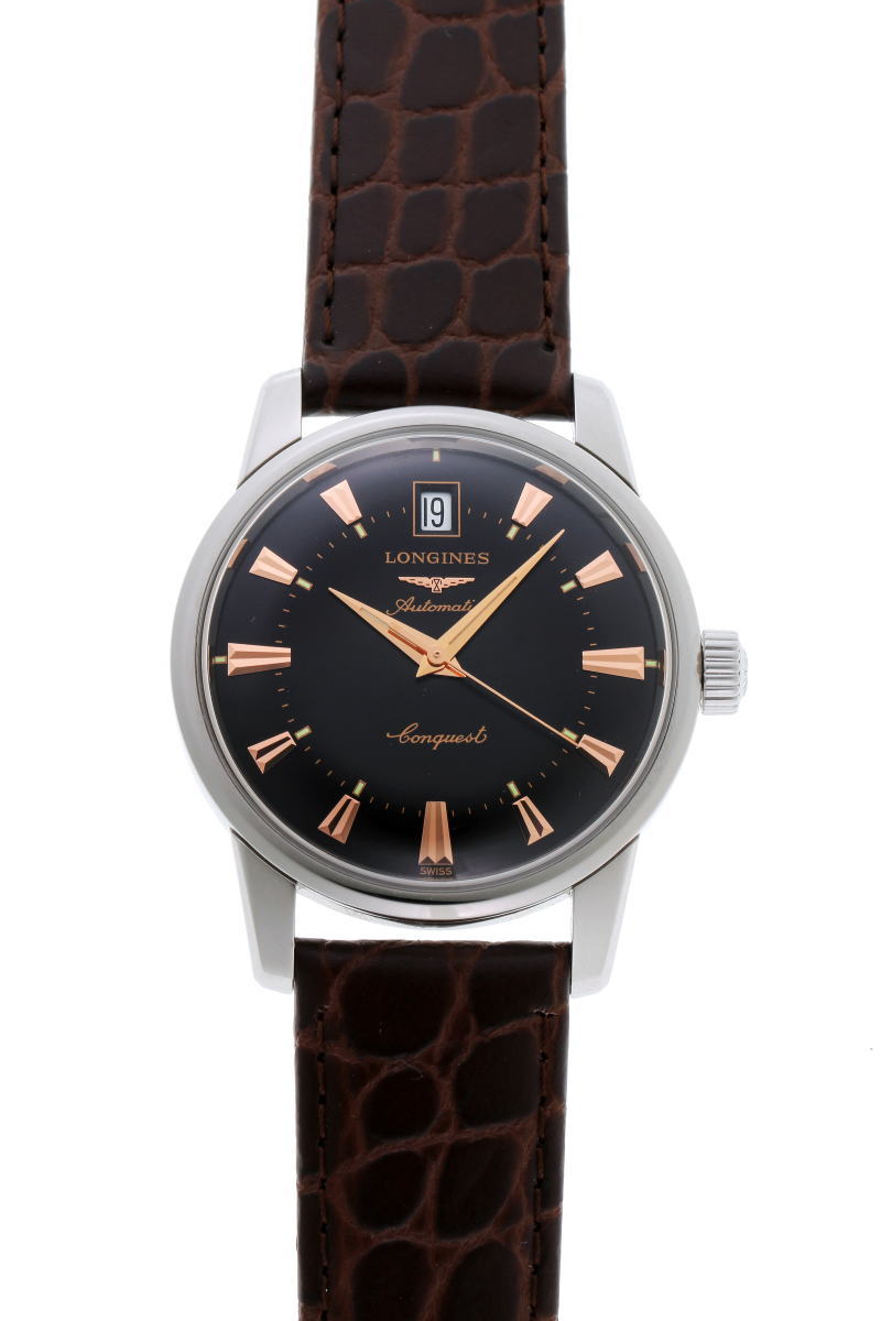 LONGINES コンクエストヘリテージ35mm / L1.611.4【極美品】 LONGINES ロンジン コンクエスト ヘリテージ オートマチック L1.611.4