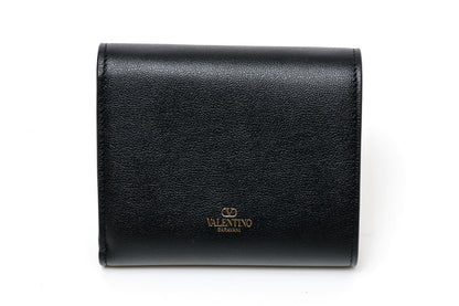 VALENTINO ヴァレンティノ チェーンウォレット 三つ折り 財布 5W2P0AD8MIM カーフ　ブラック 2400486