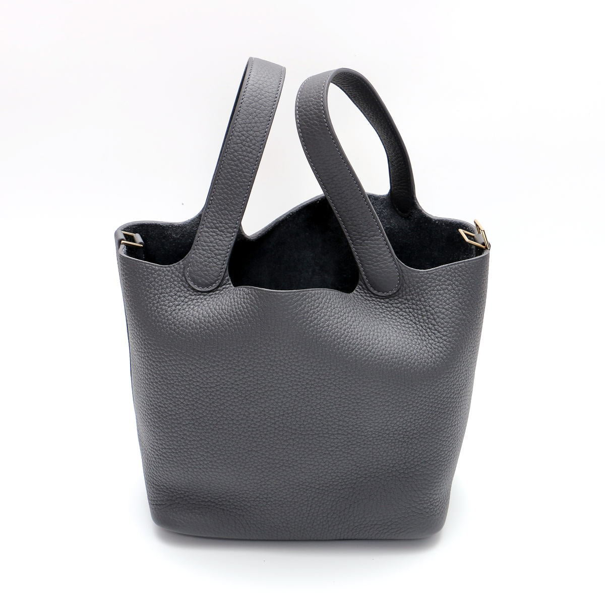 HERMES エルメス ピコタン・ロック 22 MM シャンパンゴールド金具 ハンドバッグ トリヨンクレマンス アルドワーズ - 2400588