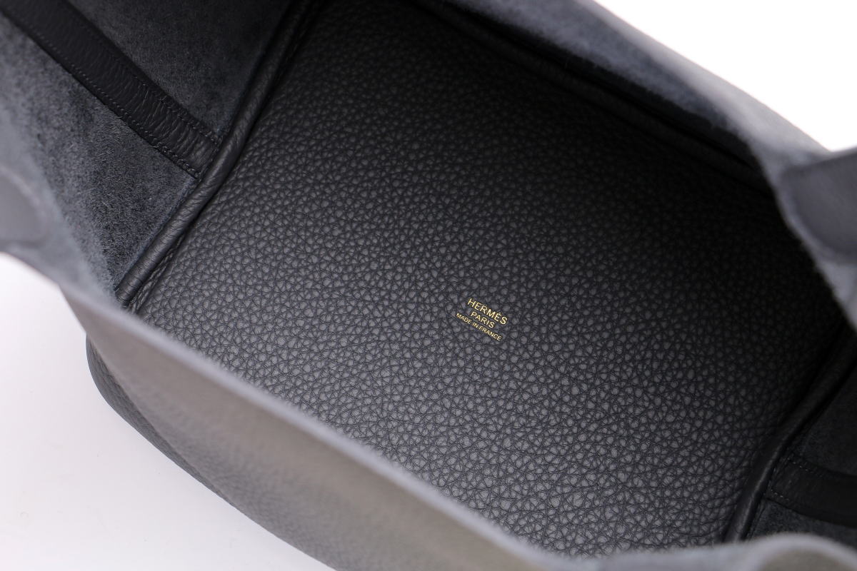 HERMES エルメス ピコタン・ロック 22 MM シャンパンゴールド金具 ハンドバッグ トリヨンクレマンス アルドワーズ - 2400588