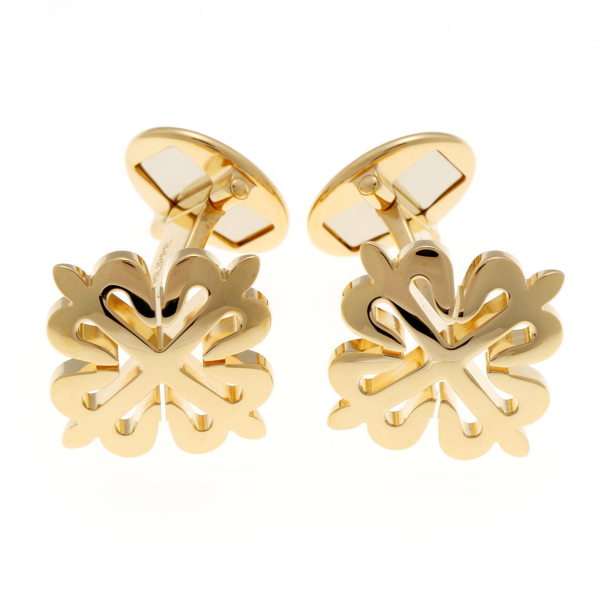 超美品 PATEK PHILIPPE ゴールド カフリンクス PATEK PHILIPPE パテックフィリップ カラトラバ クロス カフリンクス