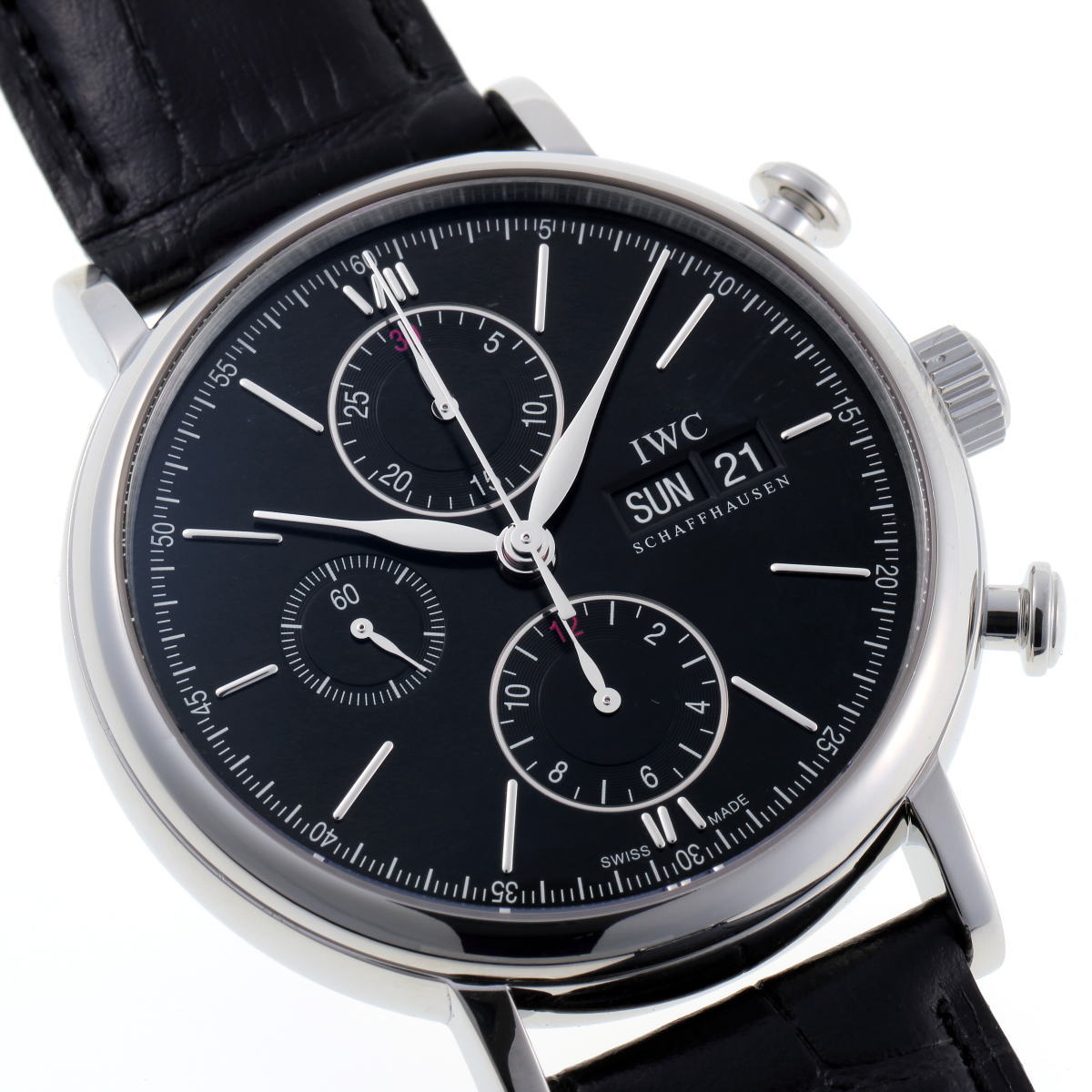 IWC インターナショナルウォッチカンパニー ポートフィノ クロノグラフ オートマチック C.79320 IW3910 SS メンズ 時計 2410067