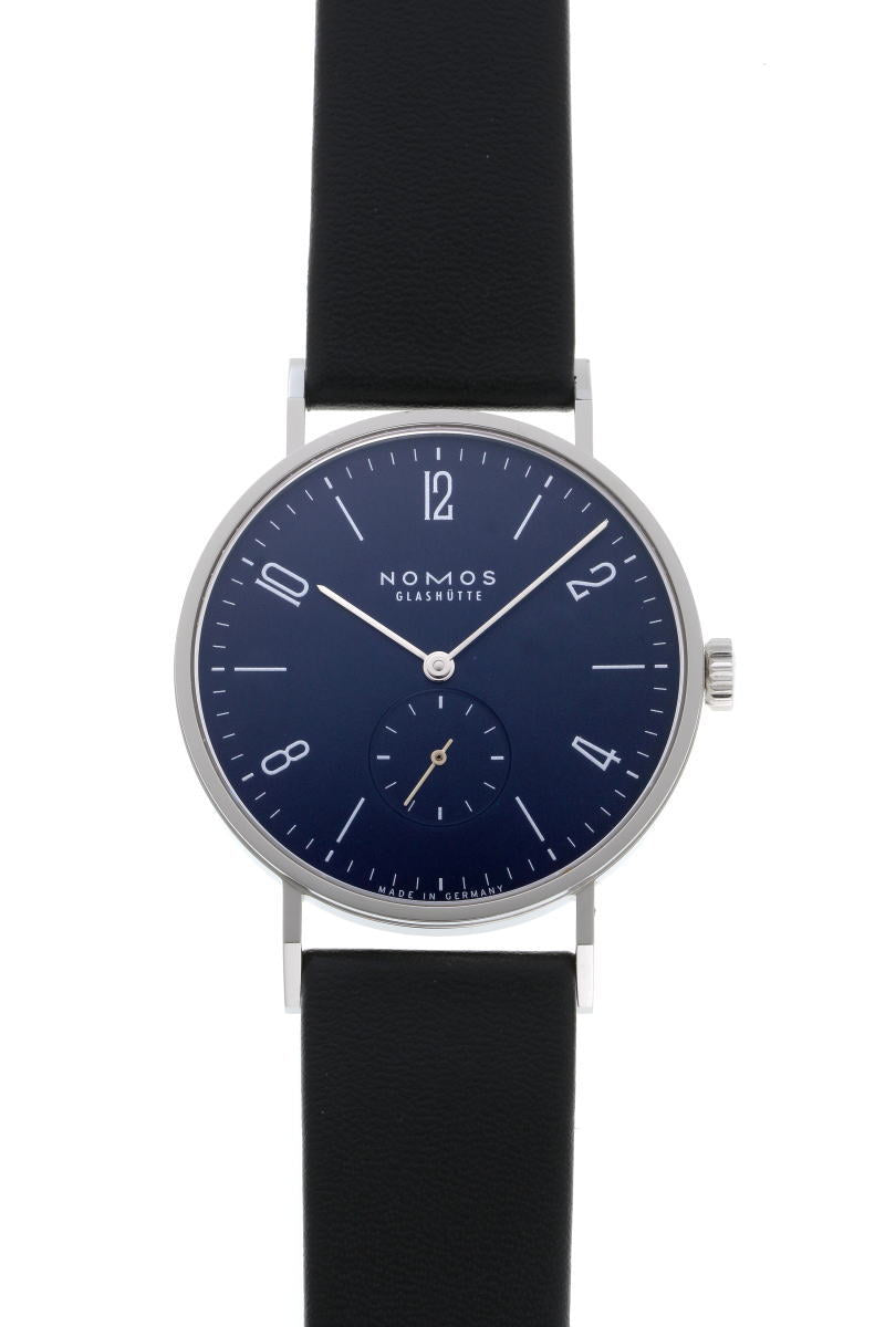 NOMOS ノモス タンジェント 38 ミッドナイトブルー 手巻 Cal.アルファ TN1A1BL238 SS メンズ 時計 2410090