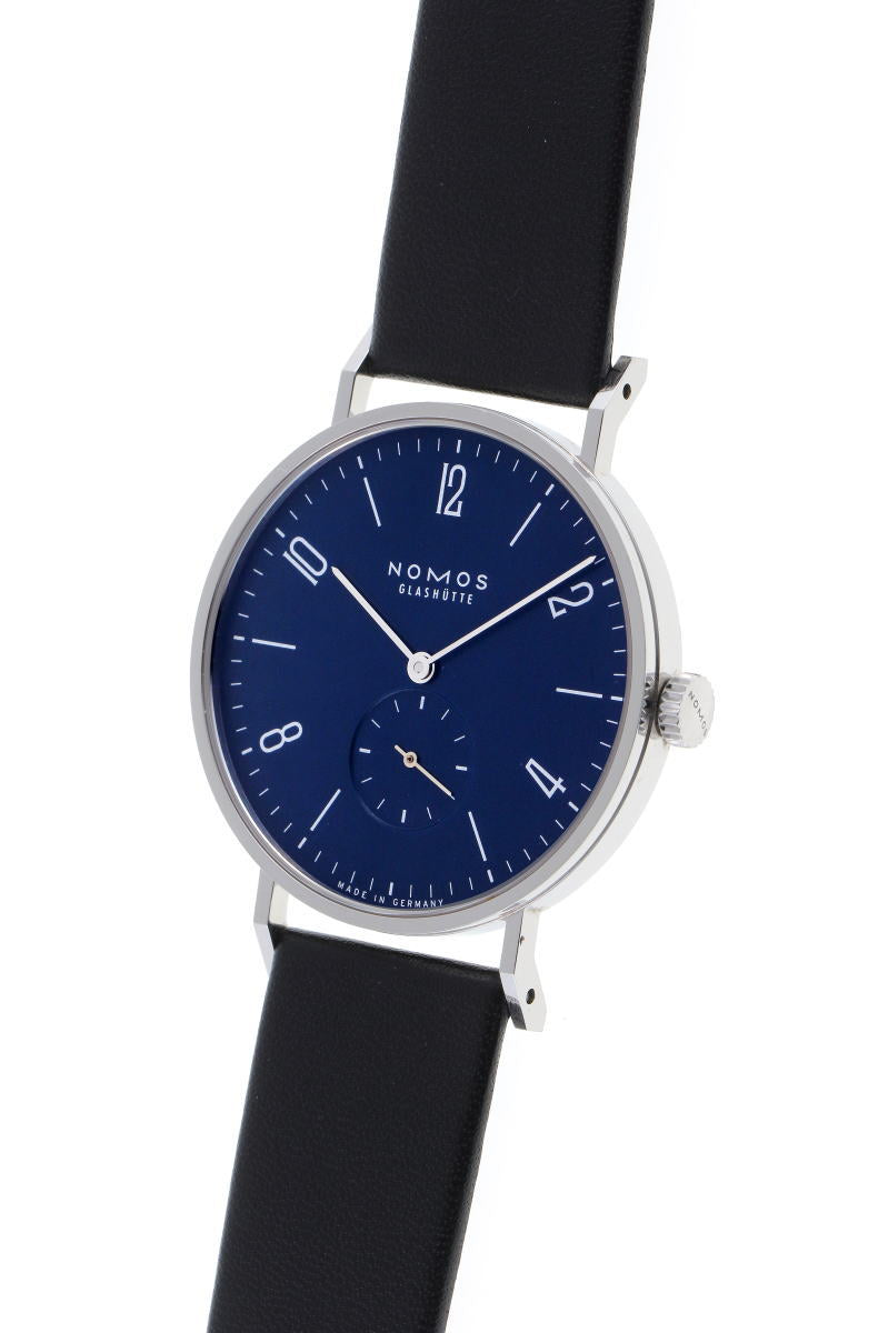 NOMOS ノモス タンジェント 38 ミッドナイトブルー 手巻 Cal.アルファ TN1A1BL238 SS メンズ 時計 2410090