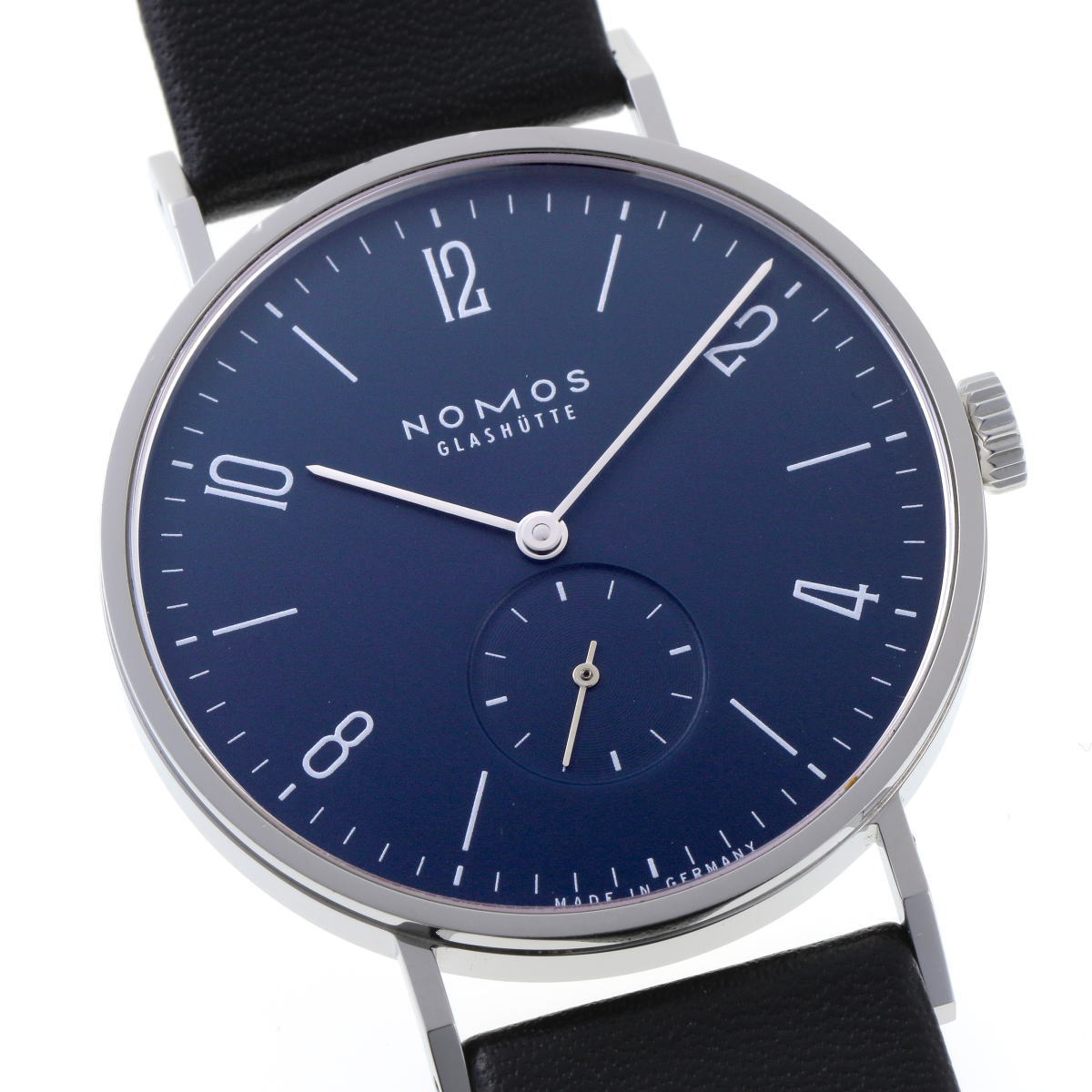 NOMOS ノモス タンジェント 38 ミッドナイトブルー 手巻 Cal.アルファ TN1A1BL238 SS メンズ 時計 2410090