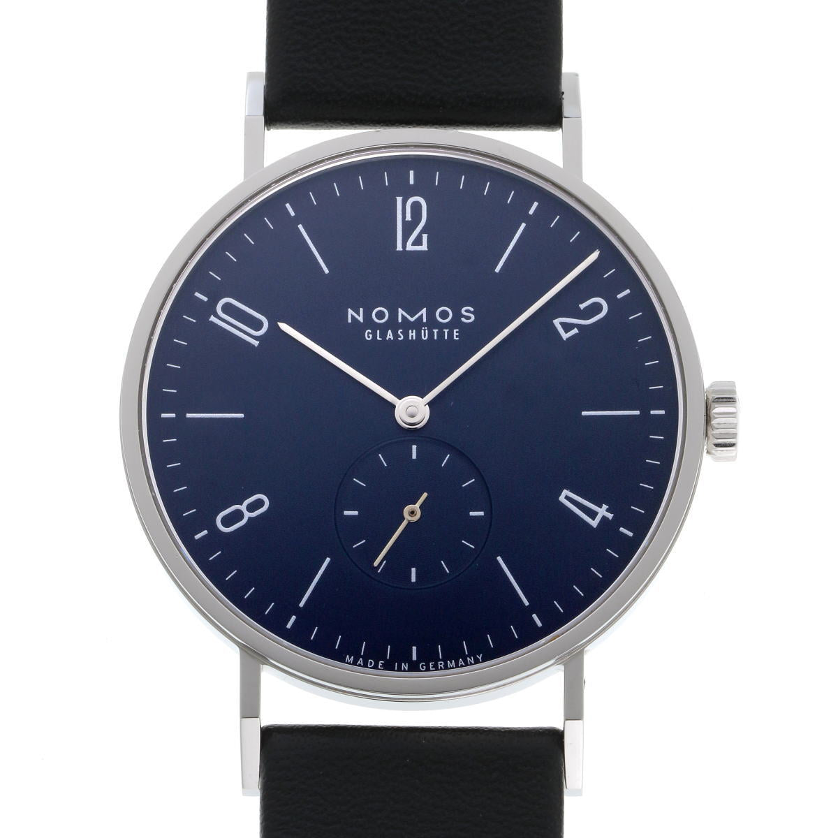 NOMOS ノモス タンジェント 38 ミッドナイトブルー 手巻 Cal.アルファ TN1A1BL238 SS メンズ 時計 2410090