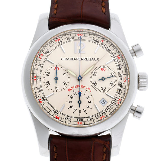 GIRARD-PERREGAUX ジラールペルゴ フライバック クロノグラフ オートマチック Cal.GP3379 49580.0.11.8148 SS メンズ 時計 2410120