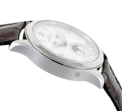 JAEGER-LECOULTRE ジャガールクルト マスター カレンダー ムーンフェイズ オートマチック Cal.866 Q1558420 / 176.8.12.S SS メンズ 時計 2410141