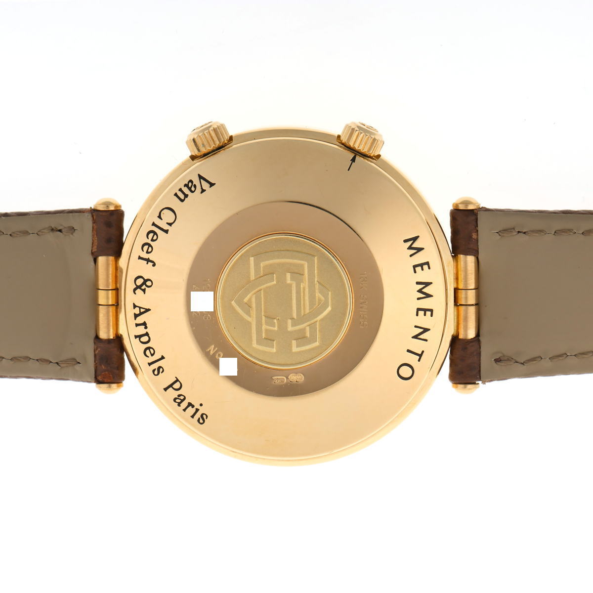 Van Cleef & Arpels ヴァンクリーフ&アーペル スポーツ1 メメント アラーム 手巻 123.003 750YG メンズ 時計 2410148