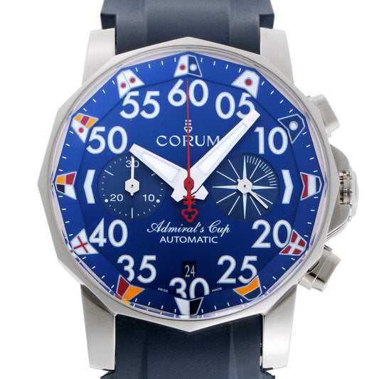 CORUM コルム アドミラルズカップ クロノグラフ 44 オートマチック 985.743.20 SS メンズ 時計 2410151