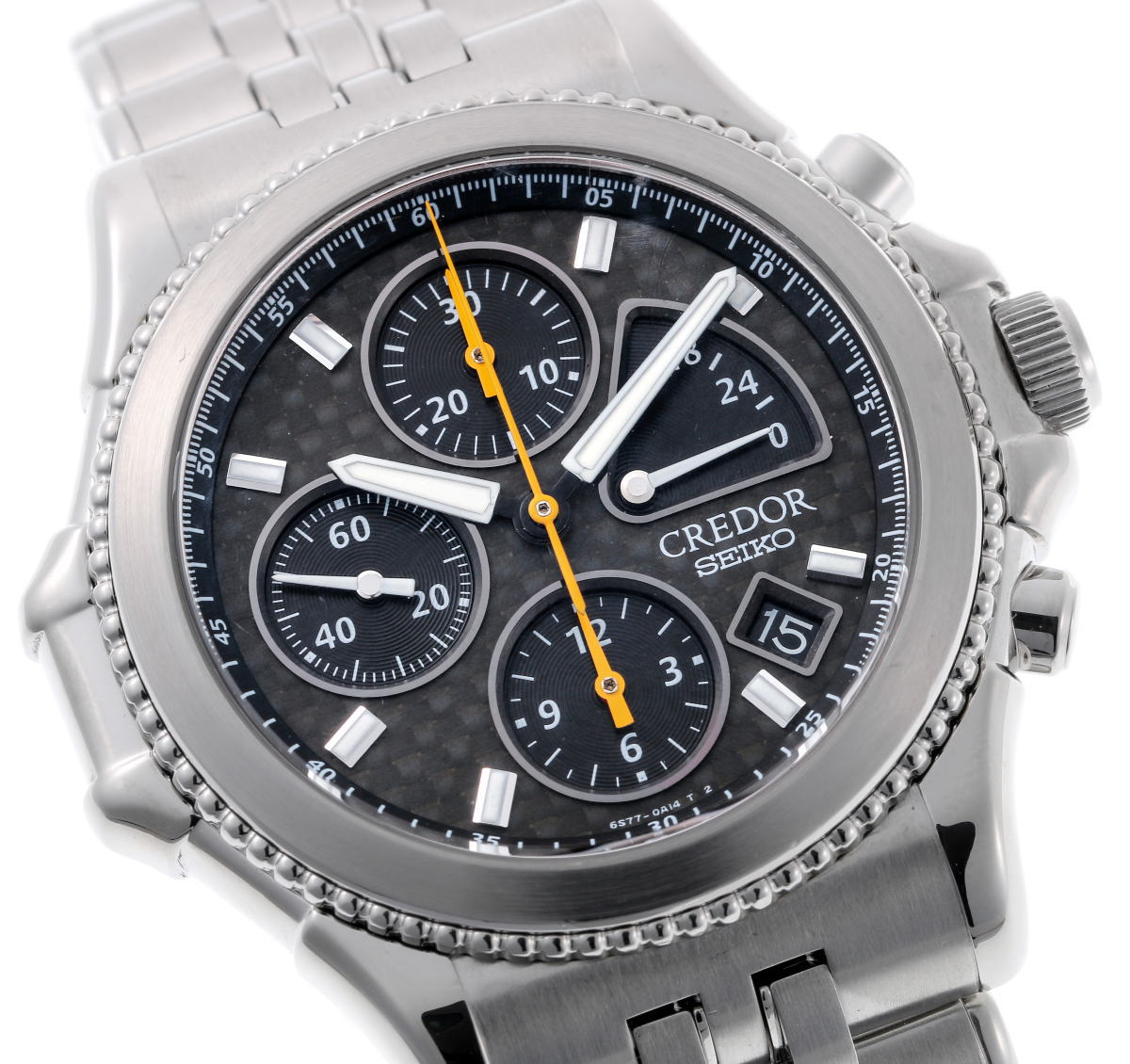 SEIKO セイコー クレドール パシフィーク クロノグラフ オートマチック 2000年限定  GCBK997 / 6S77-0A10 SS メンズ 時計 2410167