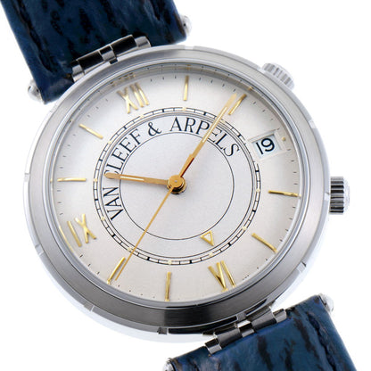 Van Cleef & Arpels  ヴァンクリーフ&アーペル メメント アラーム 手巻 523 024 SS メンズ 時計 2410171