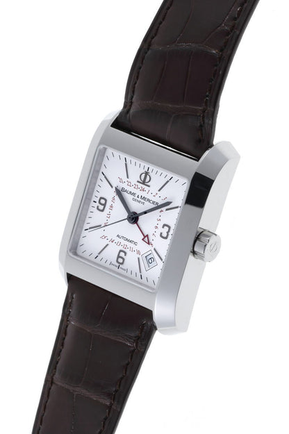 BAUME＆MERCIER ボーム＆メルシエ ハンプトン GMT オートマチック M0A08685 SS メンズ 時計 2410178