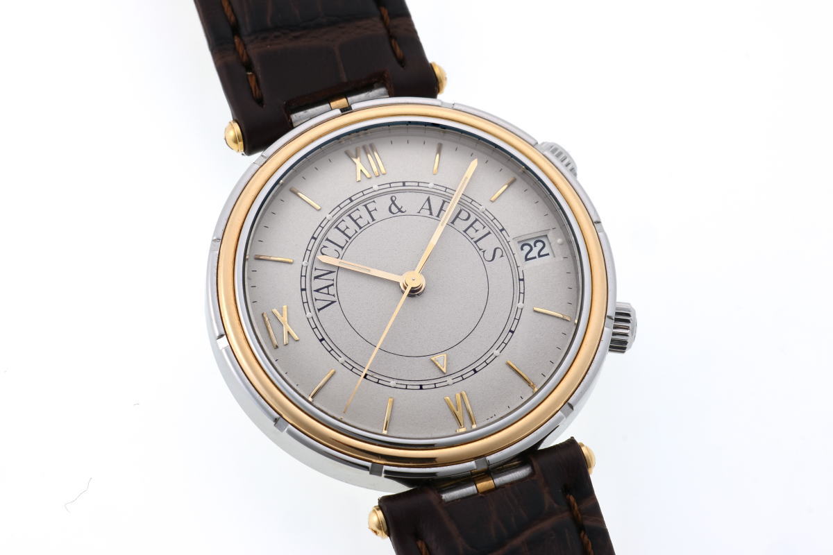 Van Cleef & Arpels  ヴァンクリーフ&アーペル スポーツ1 メメント アラーム 手巻 423 003 SS / YG メンズ 時計 2410191