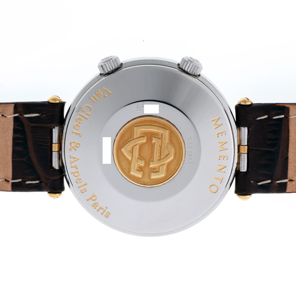 Van Cleef & Arpels  ヴァンクリーフ&アーペル スポーツ1 メメント アラーム 手巻 423 003 SS / YG メンズ 時計 2410191