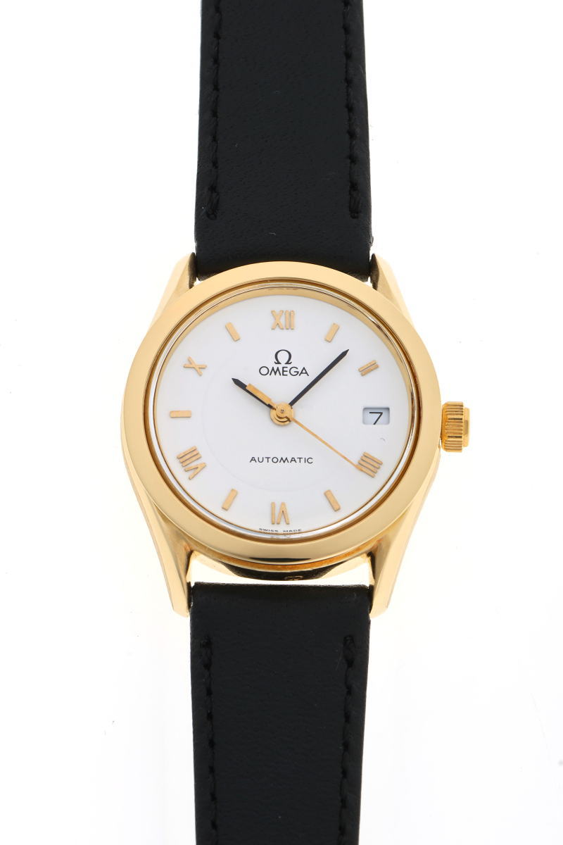 OMEGA オメガ クラシック 天賞堂111周年記念モデル オートマチック Cal.2681 566.0285 750YG レディース 時計 2410195