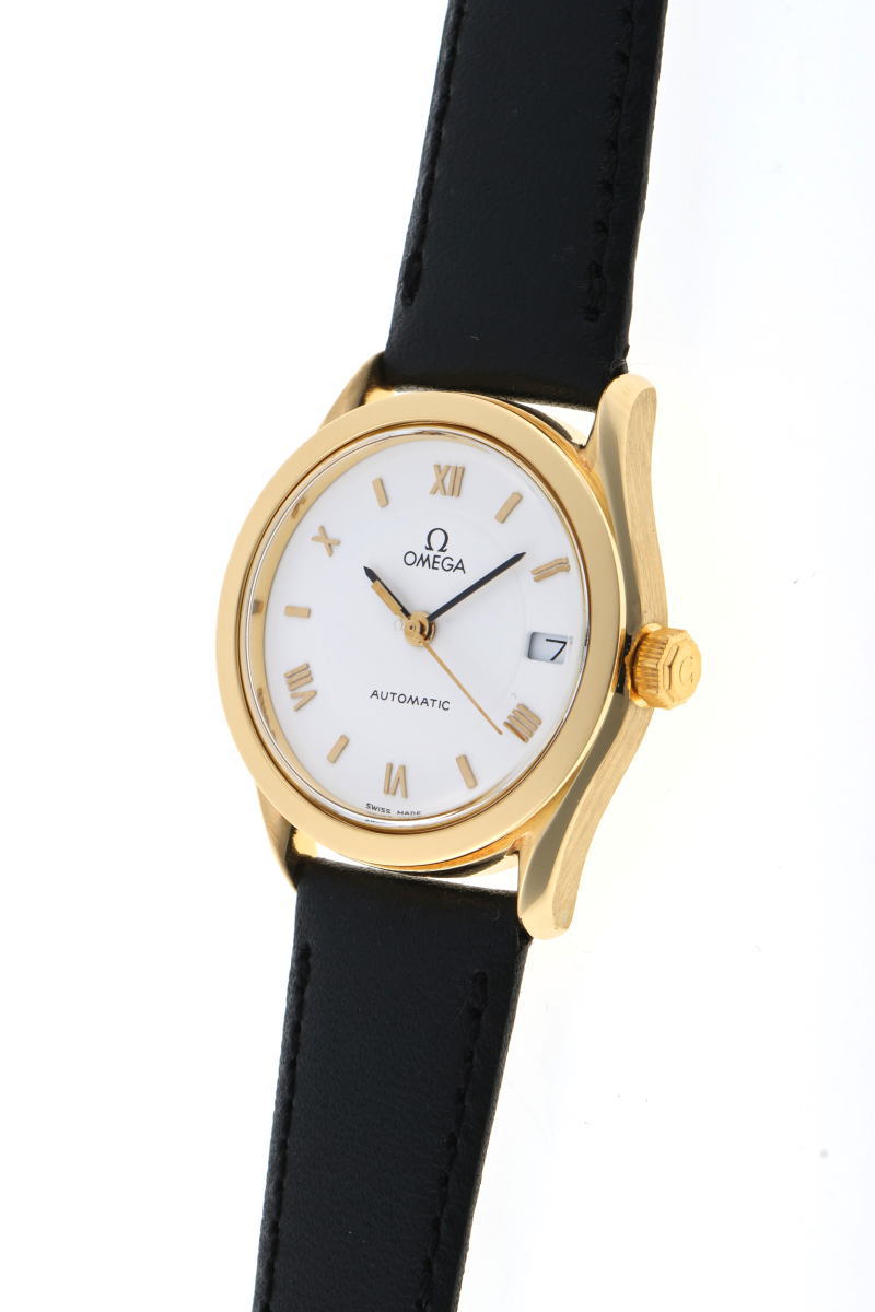 OMEGA オメガ クラシック 天賞堂111周年記念モデル オートマチック Cal.2681 566.0285 750YG レディース 時計 2410195