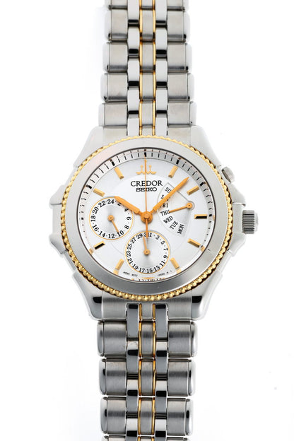 SEIKO セイコー クレドール パシフィーク レトログラード オートマチック GCBG996 / 4S77-0A30 SS / K18YG メンズ 時計 2410231