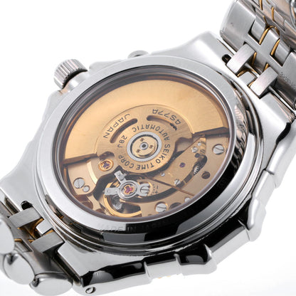 SEIKO セイコー クレドール パシフィーク レトログラード オートマチック GCBG996 / 4S77-0A30 SS / K18YG メンズ 時計 2410231