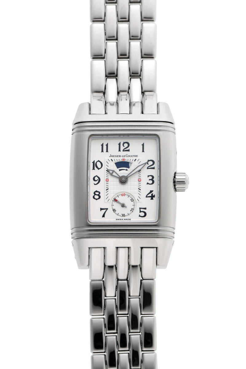 JAEGER-LECOULTRE ジャガールクルト レベルソ グランスポール ダム ナイト＆デイ 手巻 Cal.864 Q2968120 / 296.8.74 SS レディース 時計 2410255