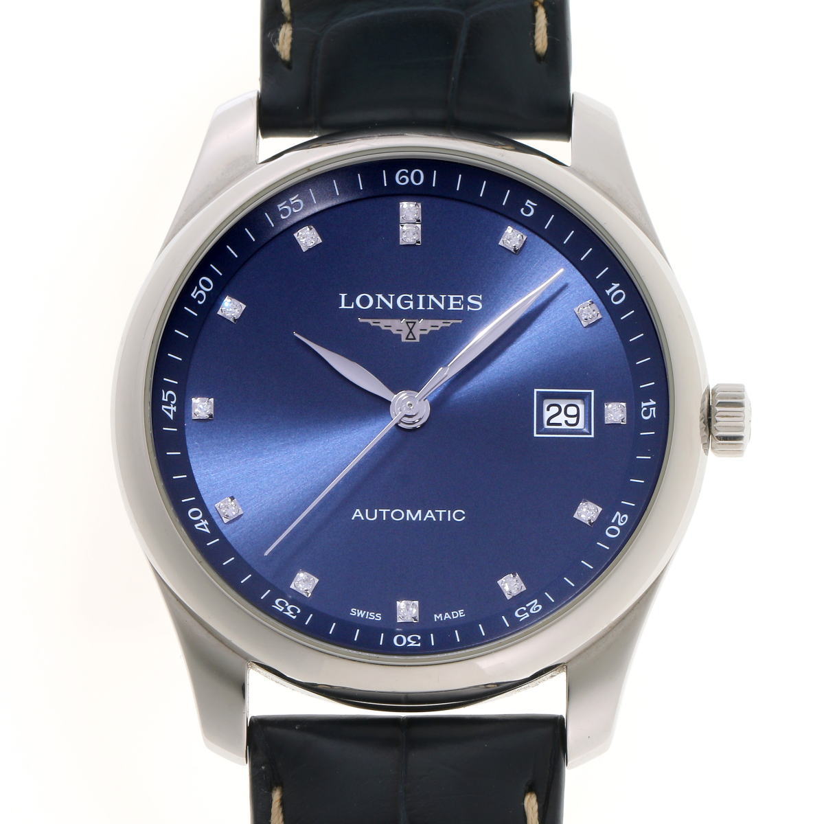 LONGINES ロンジン マスターコレクション ダイヤ オートマチック Cal.L888.2 L2.793.4.97.2 SS メンズ 時計 2410290