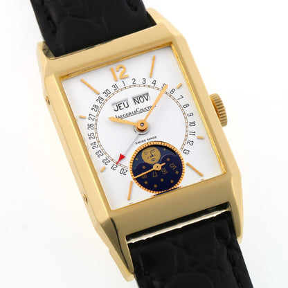 JAEGER-LECOULTRE ジャガールクルト セリエユニーク  トリプルカレンダー ムーン 創立150周年 手巻 Cal.486 141.010.1 YG メンズ 時計 2410292