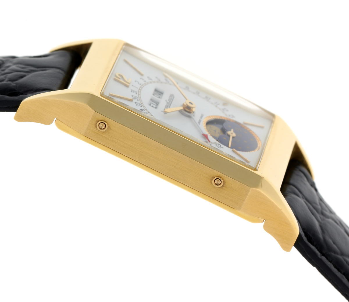 JAEGER-LECOULTRE ジャガールクルト セリエユニーク  トリプルカレンダー ムーン 創立150周年 手巻 Cal.486 141.010.1 YG メンズ 時計 2410292