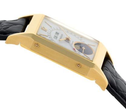 JAEGER-LECOULTRE ジャガールクルト セリエユニーク  トリプルカレンダー ムーン 創立150周年 手巻 Cal.486 141.010.1 YG メンズ 時計 2410292