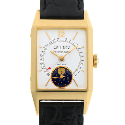 JAEGER-LECOULTRE ジャガールクルト セリエユニーク  トリプルカレンダー ムーン 創立150周年 手巻 Cal.486 141.010.1 YG メンズ 時計 2410292
