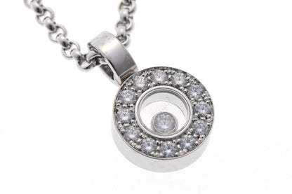 Chopard ショパール ハッピーダイヤモンド ラウンド ネックレス 79/3087-20 ホワイトゴールド 750WG 2410308