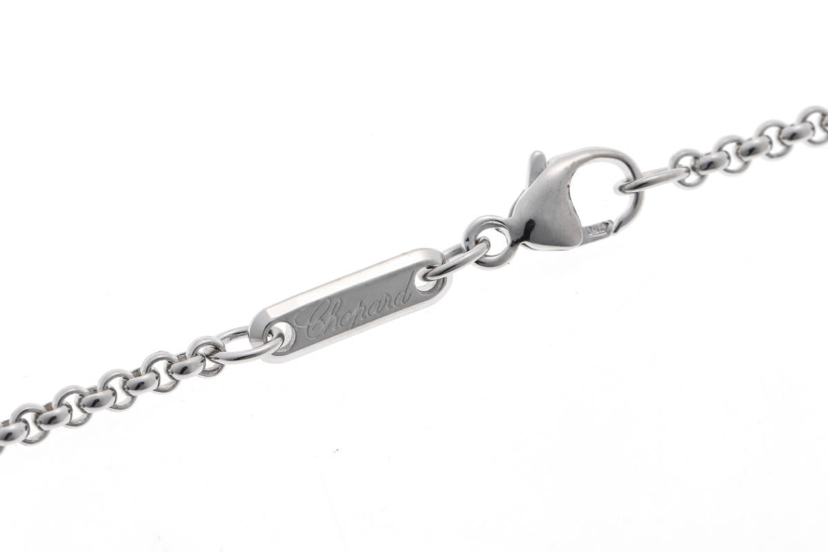 Chopard ショパール ハッピーダイヤモンド ラウンド ネックレス 79/3087-20 ホワイトゴールド 750WG 2410308