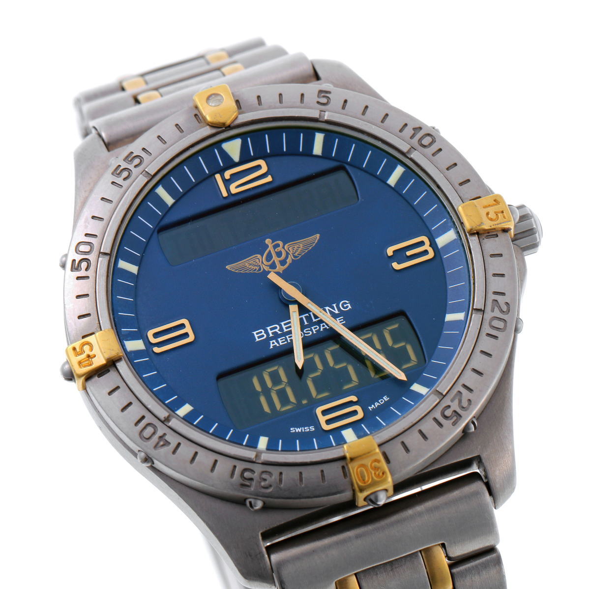 BREITLING ブライトリング エアロスペース クォーツ F56062 TI メンズ 時計 2410315