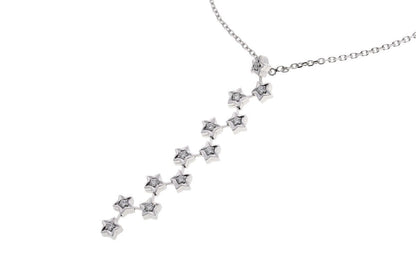 CHANEL シャネル コメット スター ダイヤ 12P ネックレス - ホワイトゴールド 750WG 2410335