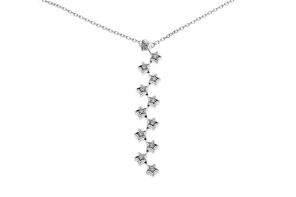 CHANEL シャネル コメット スター ダイヤ 12P ネックレス - ホワイトゴールド 750WG 2410335