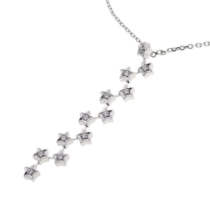 CHANEL シャネル コメット スター ダイヤ 12P ネックレス - ホワイトゴールド 750WG 2410335