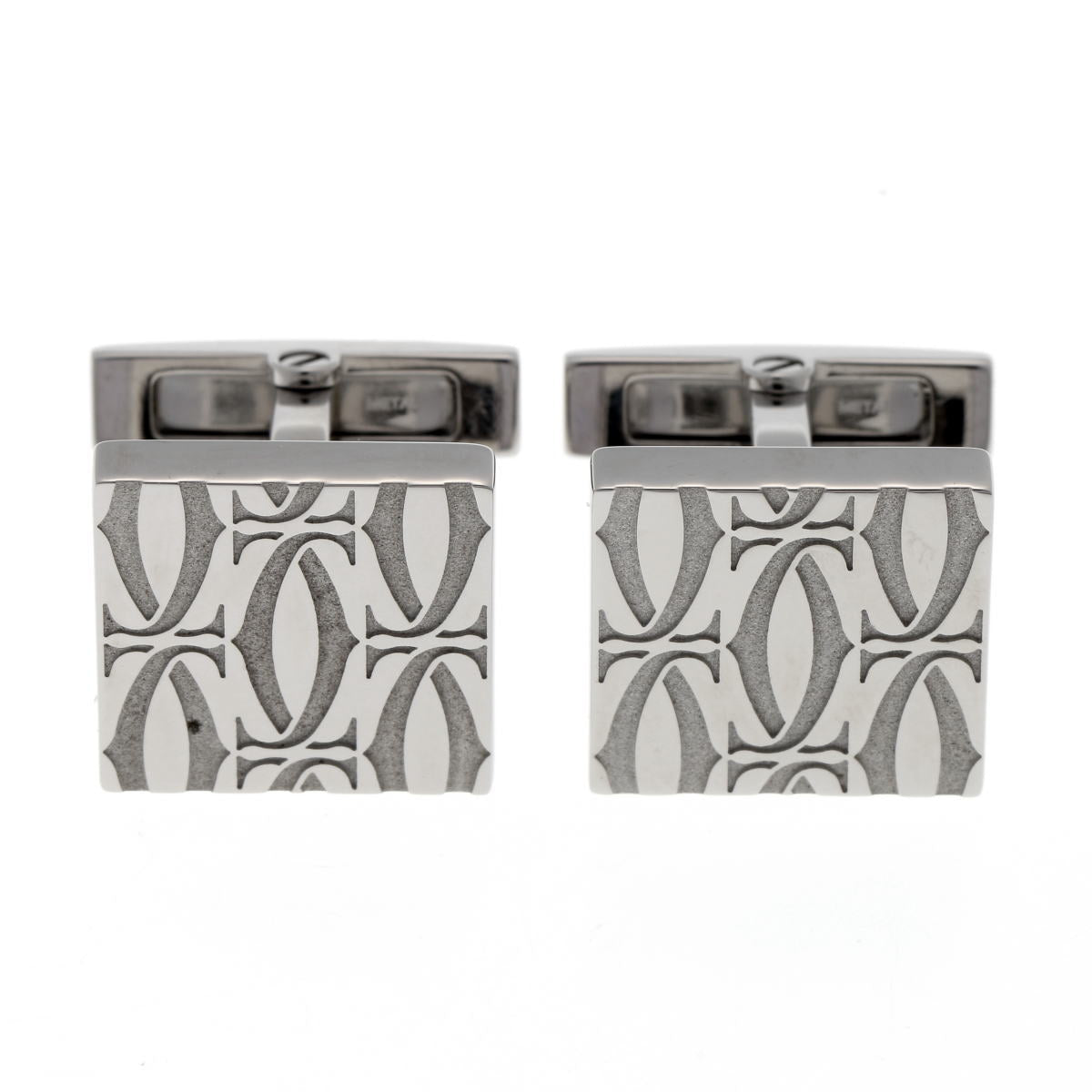 Cartier カルティエ C ドゥ カルティエ　スクエア カフス T1220227 シルバー Ag925 2410337